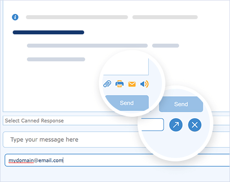 Enviar transcripciones del chat desde la app web para operadores